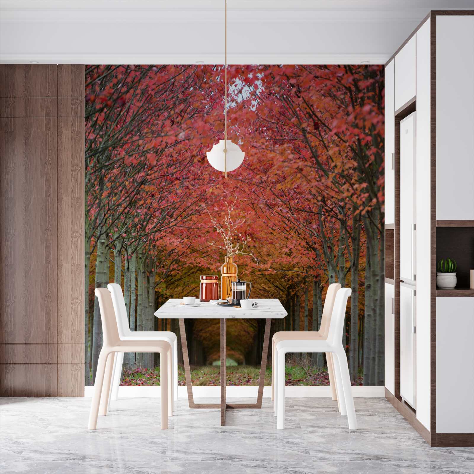 Fototapeta oblúk čerešní