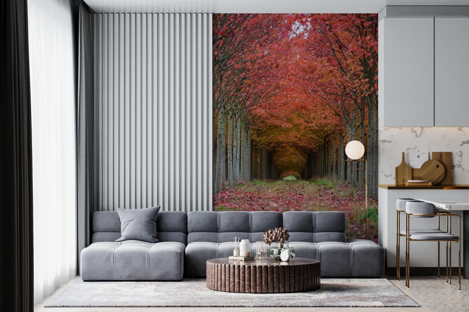 Fototapeta oblúk čerešní