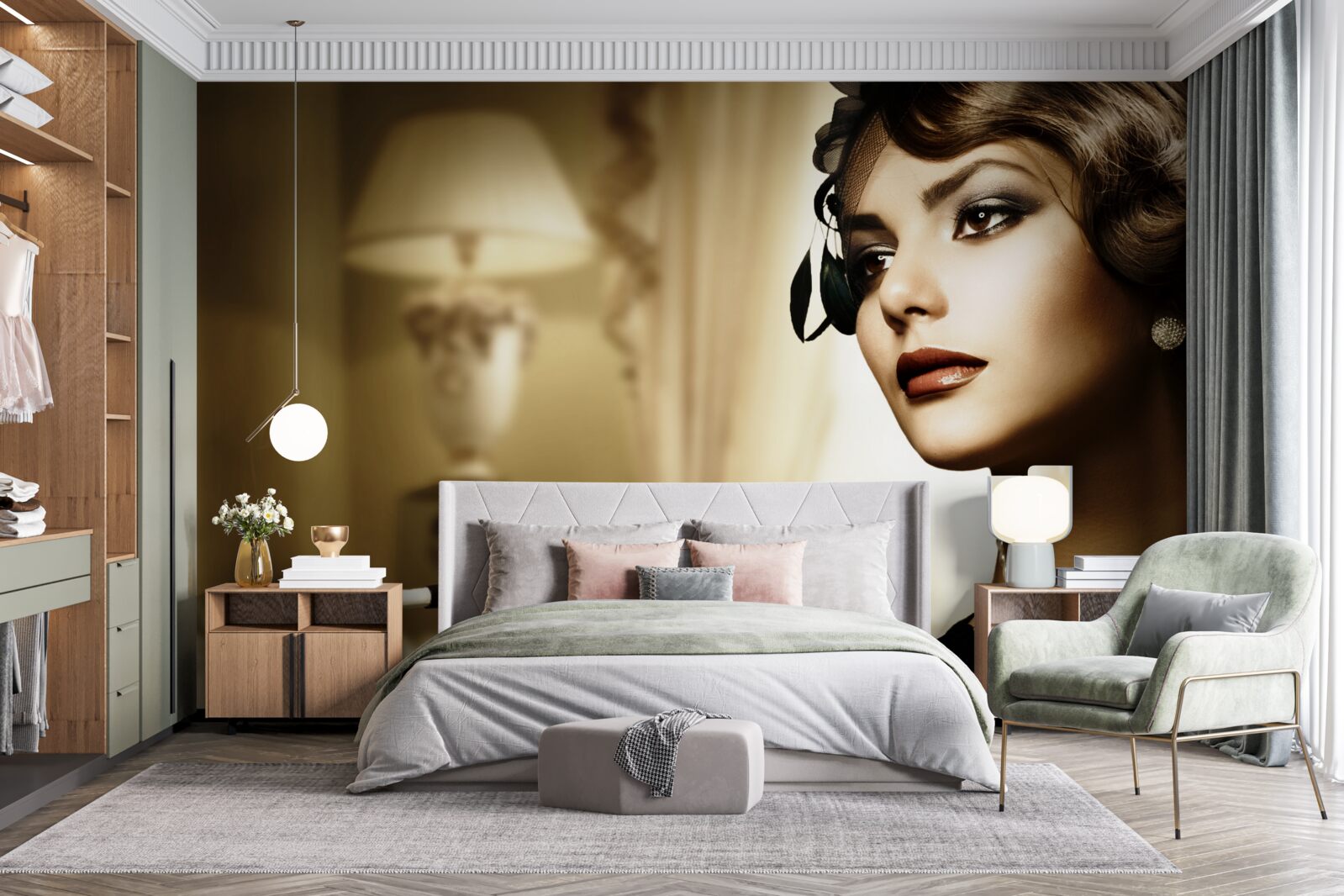 Fototapeta dievča s cigaretou