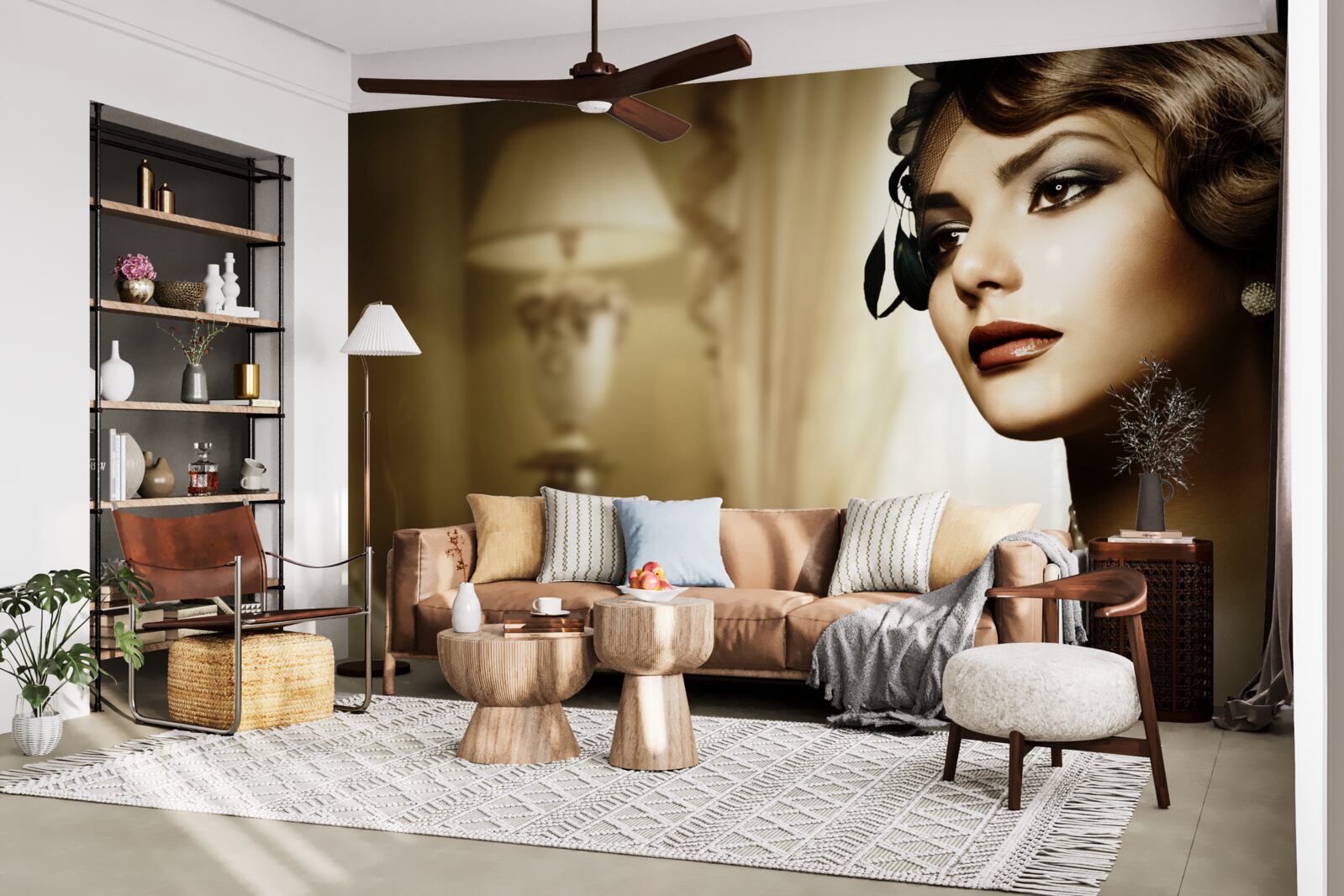 Fototapeta dievča s cigaretou