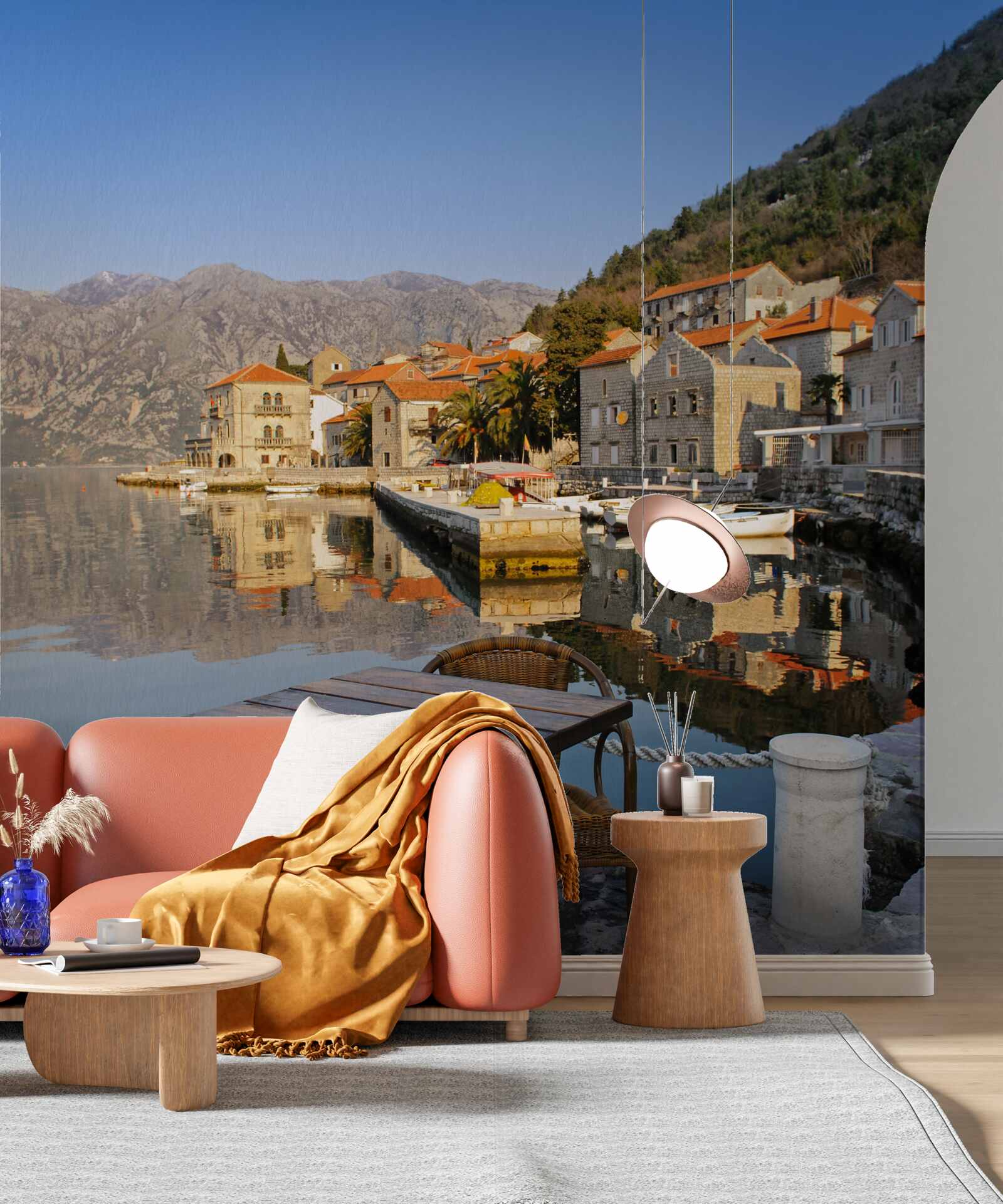 Fototapeta pohodlný priestor na dych na brehu rieky