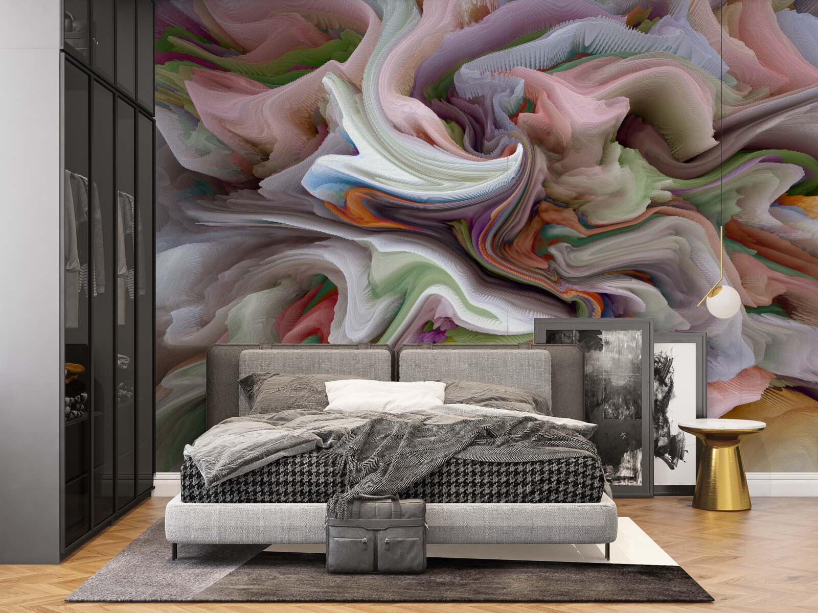 Fototapeta škvrnitý piesok v odraze krajiny