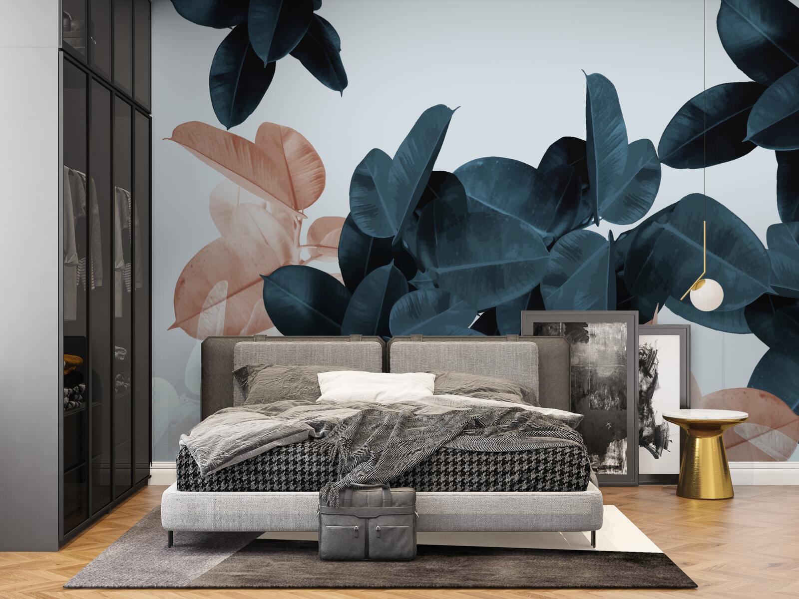 Fototapeta tropické zoznamy v rôznych odtieňoch