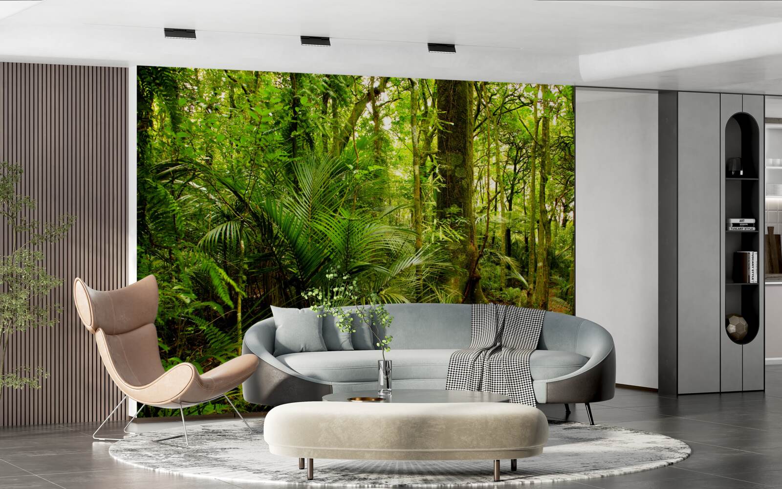 Fototapeta bujné smaragdové dažďové pralesy