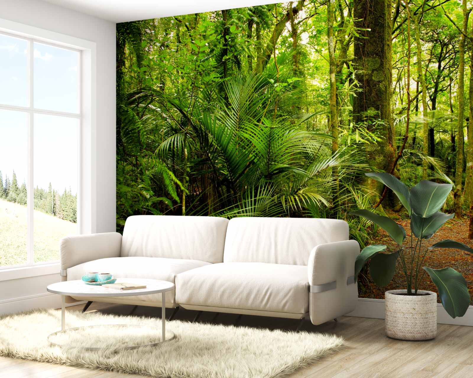 Fototapeta bujné smaragdové dažďové pralesy