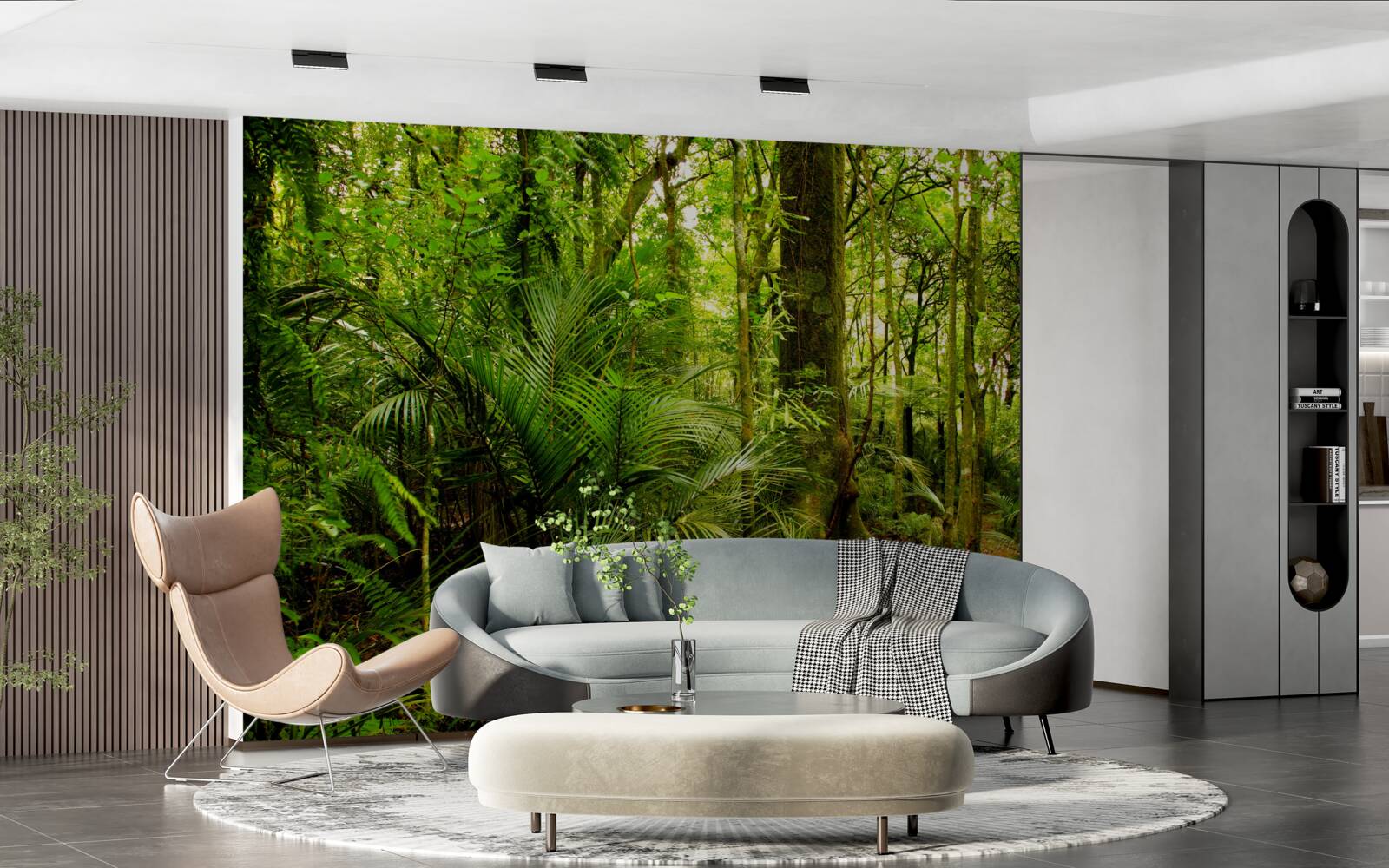 Fototapeta bujné smaragdové dažďové pralesy