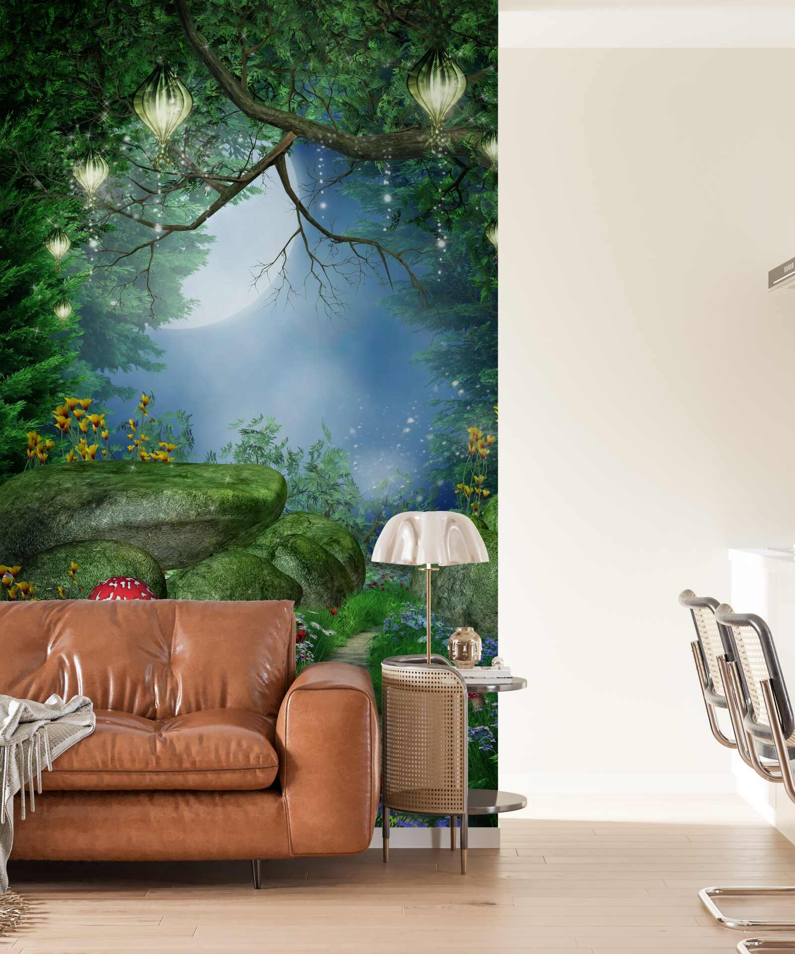 Fototapeta magická nočná cesta