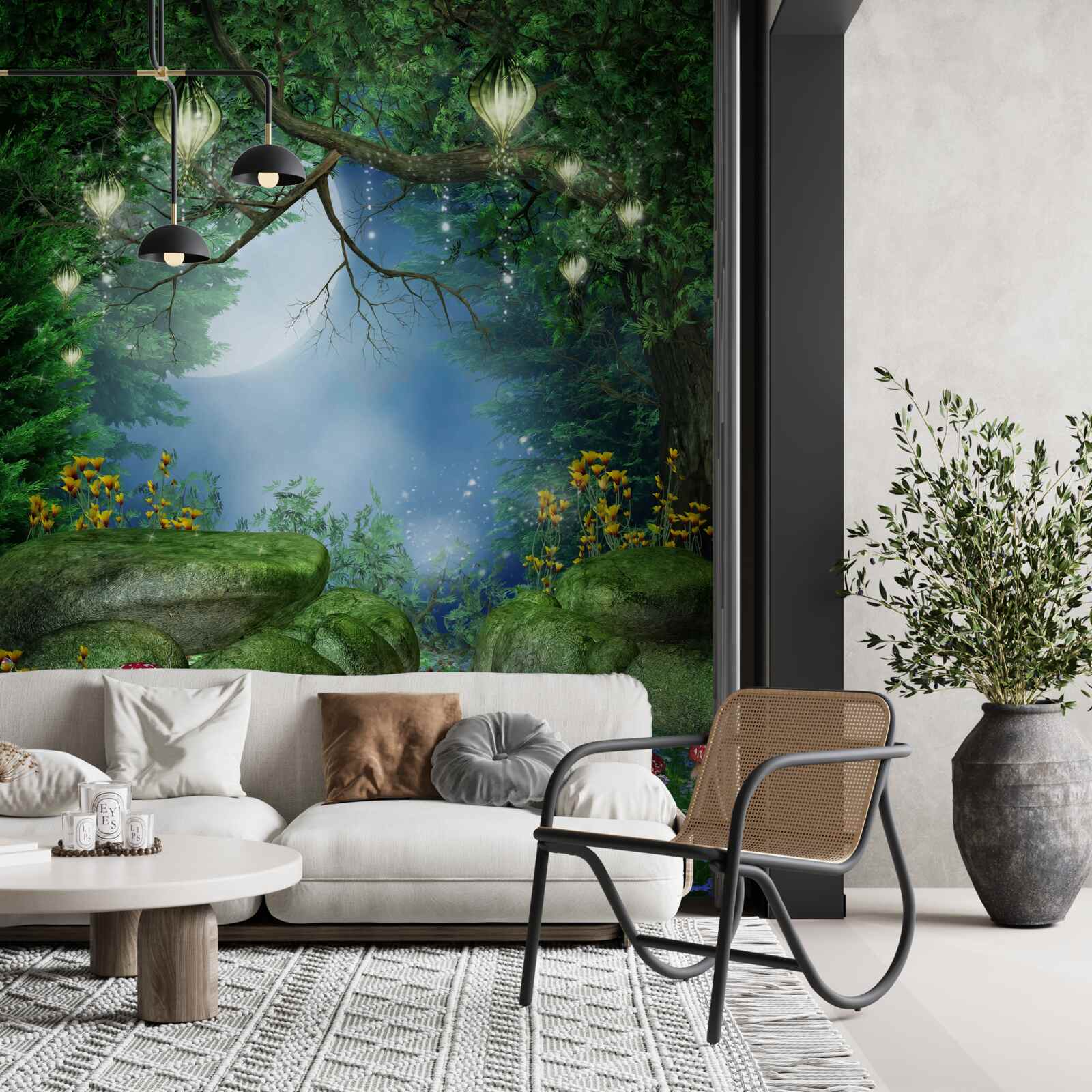 Fototapeta magická nočná cesta