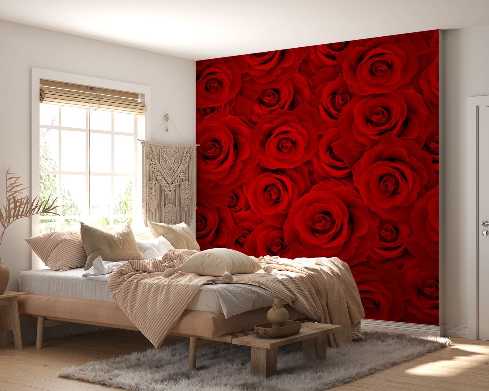 Fototapeta veľa červených ruží