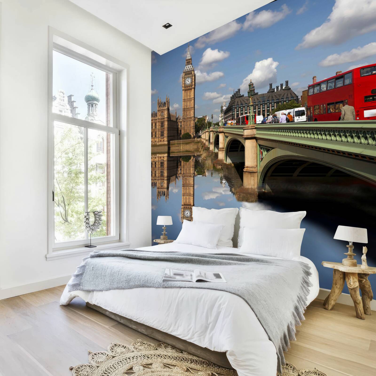 Fototapeta Prechod cez rieku vedúcu k Big Ben