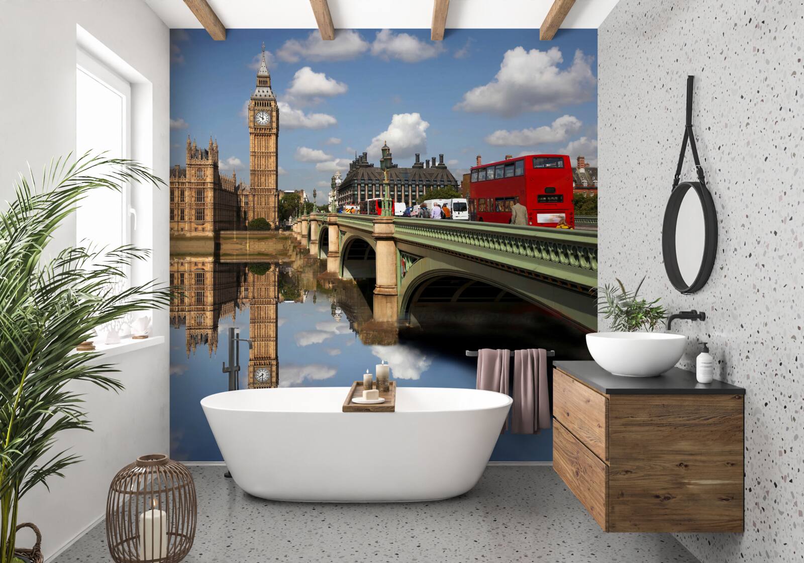 Fototapeta Prechod cez rieku vedúcu k Big Ben