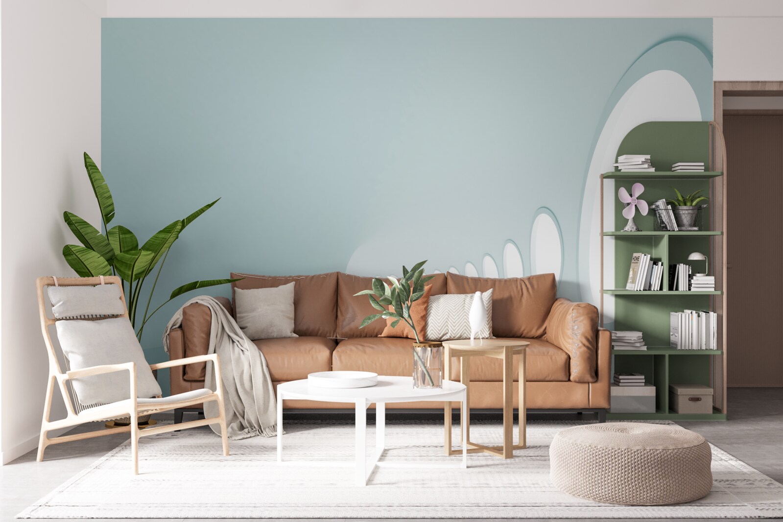 Fototapeta tunel s meniacim sa smerom v abstraktnej podobnosti