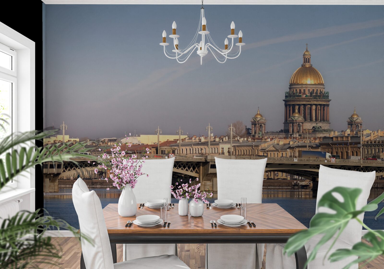 Fototapeta kostolná kupola zolata zadí panoráma mesta