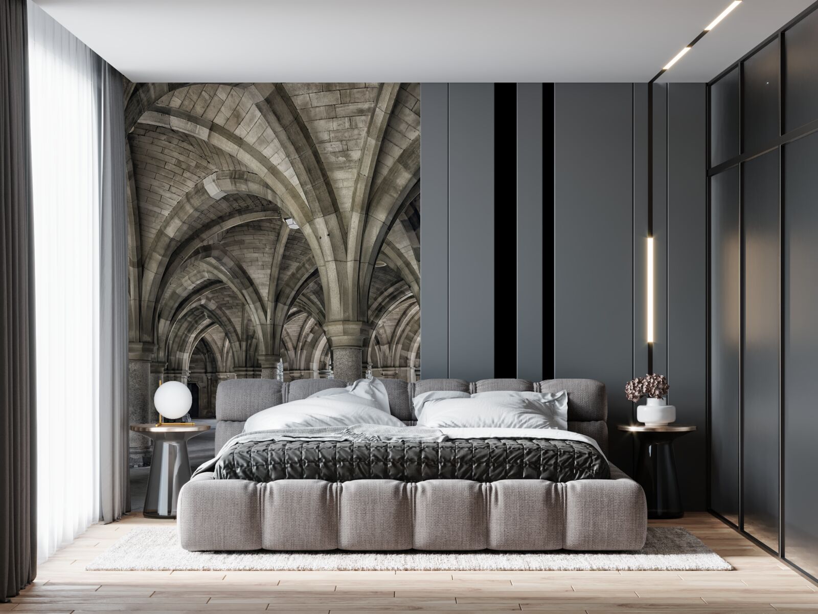 Fototapeta vysoké oblúky s okrúhleho kameňa