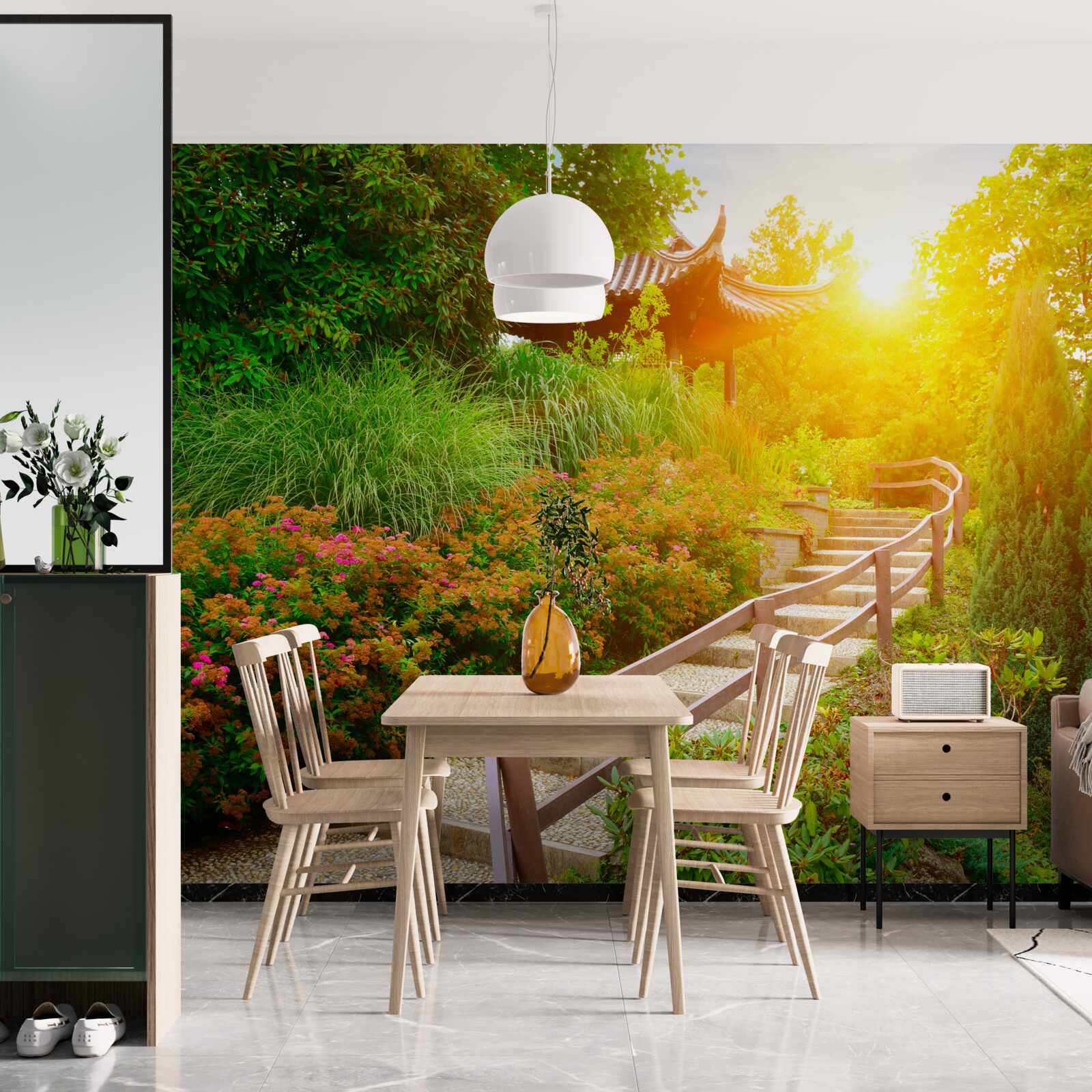 Fototapeta cesta domov za úsvitom