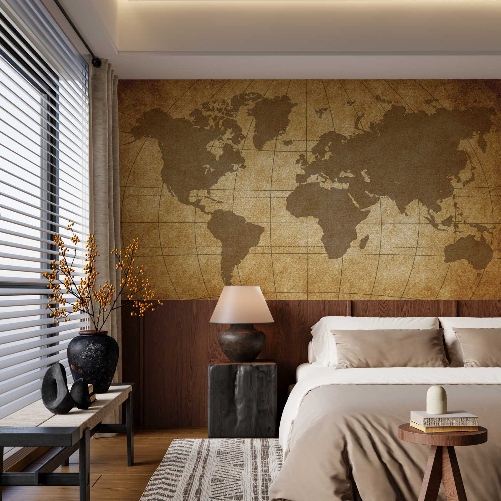 Fototapeta zemeguľa rozložená ako mapa sv