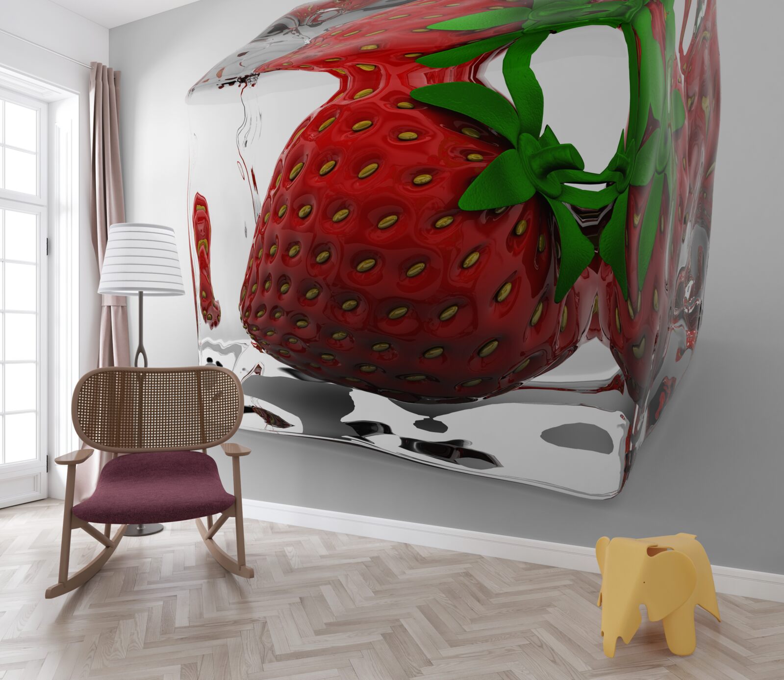 Fototapeta mrazené potraviny