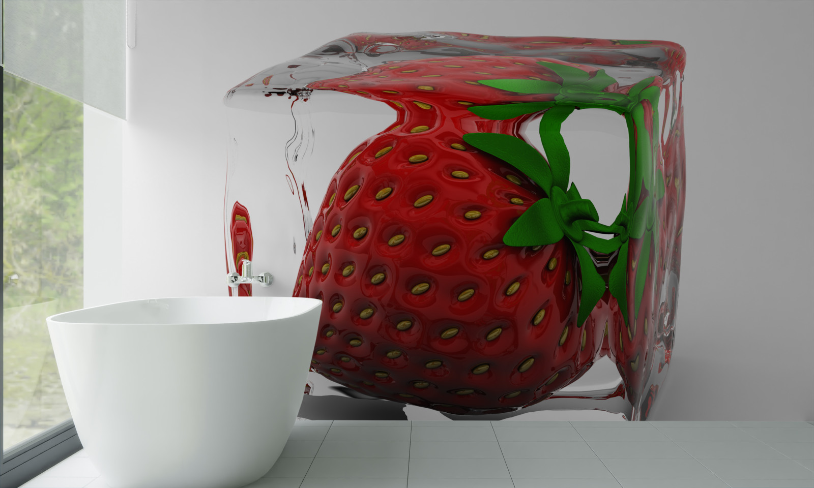 Fototapeta mrazené potraviny