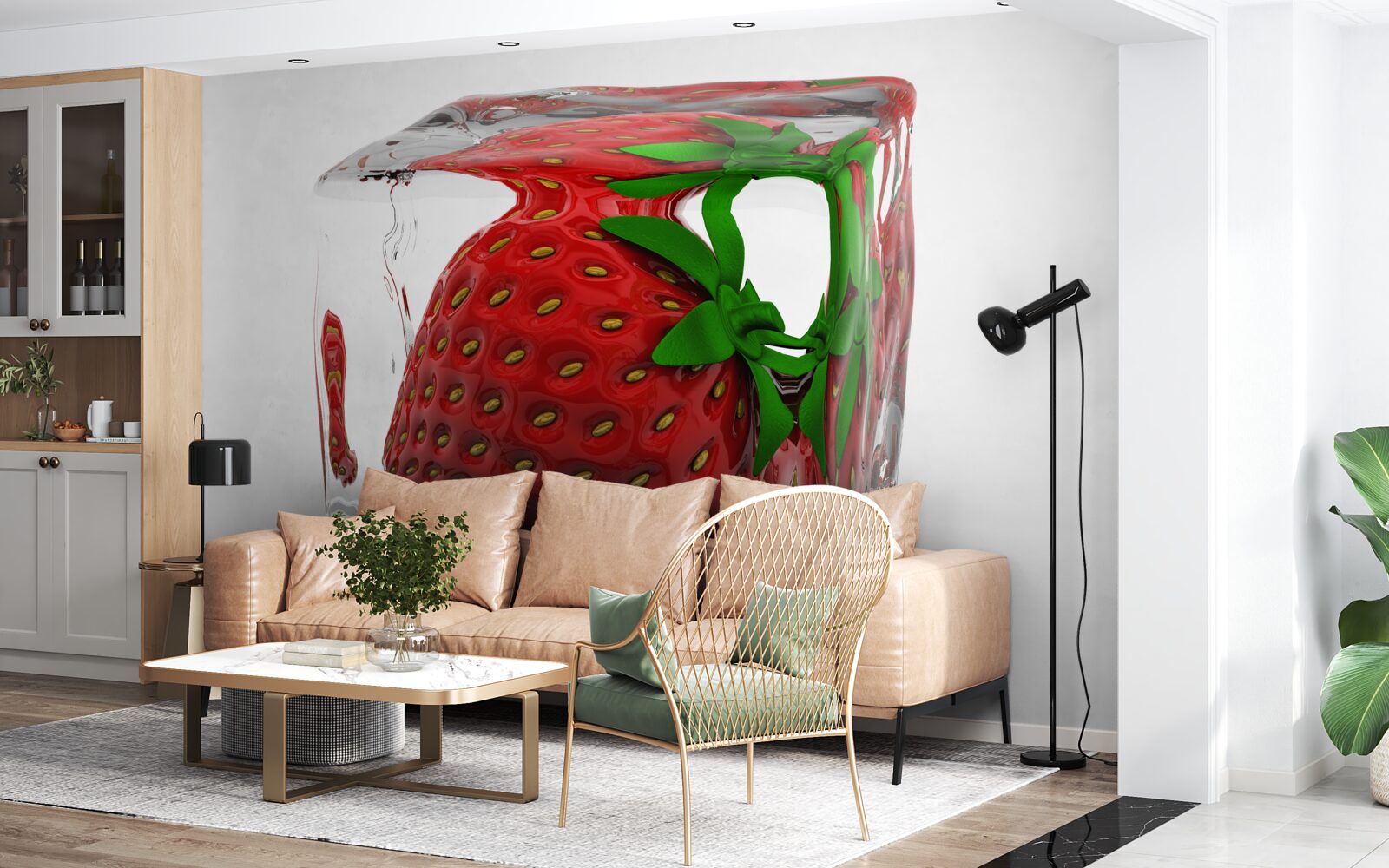 Fototapeta mrazené potraviny