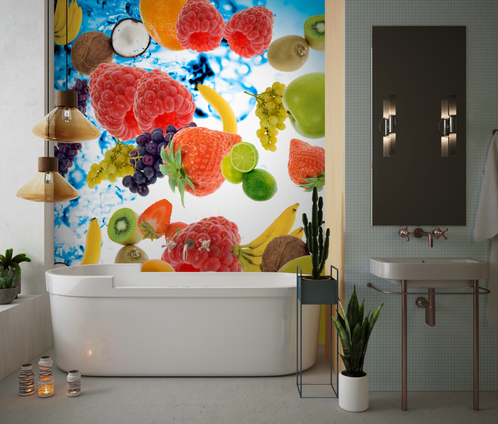 Fototapeta čerstvé letné ovocie vo vode