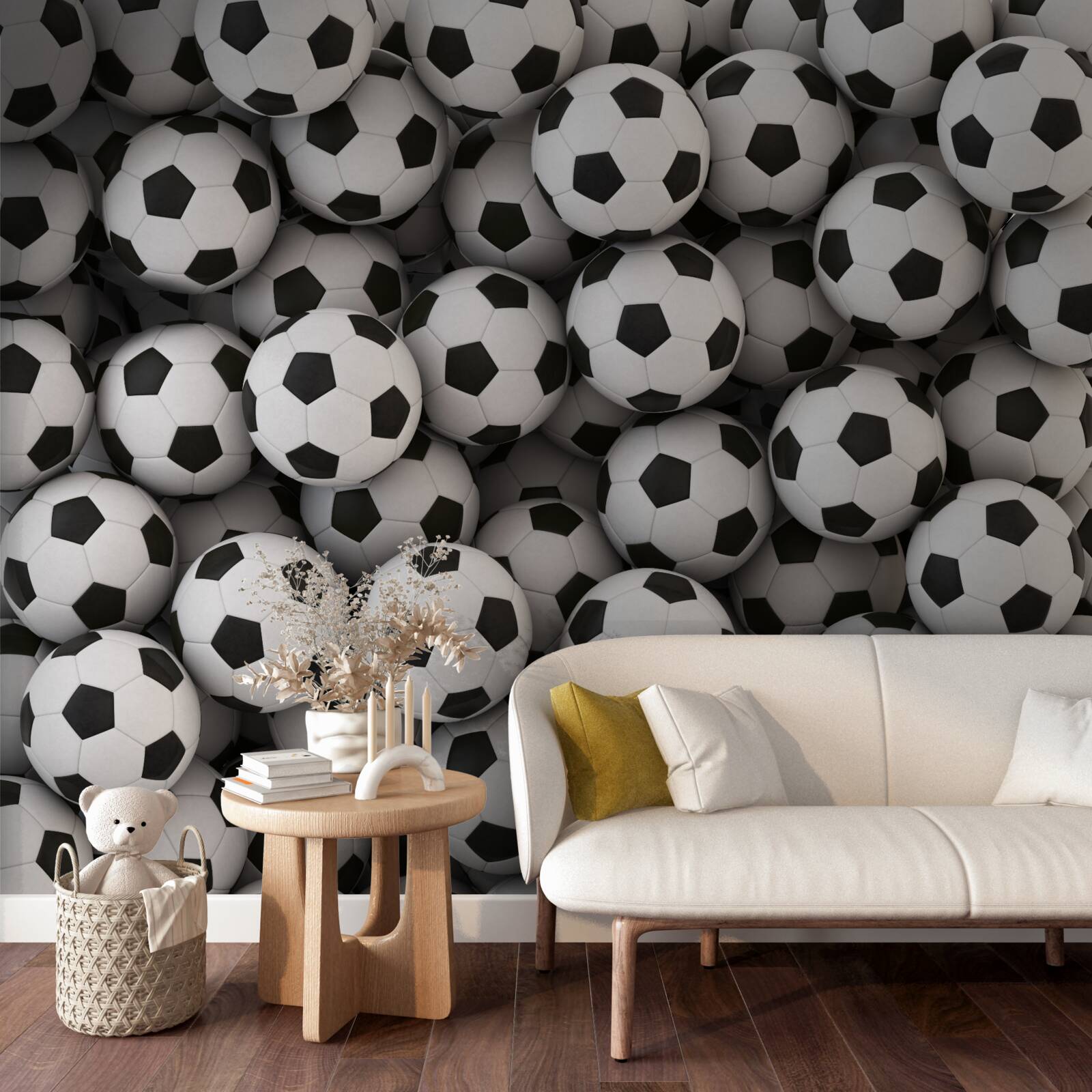 Fototapeta krabica plná loptičiek