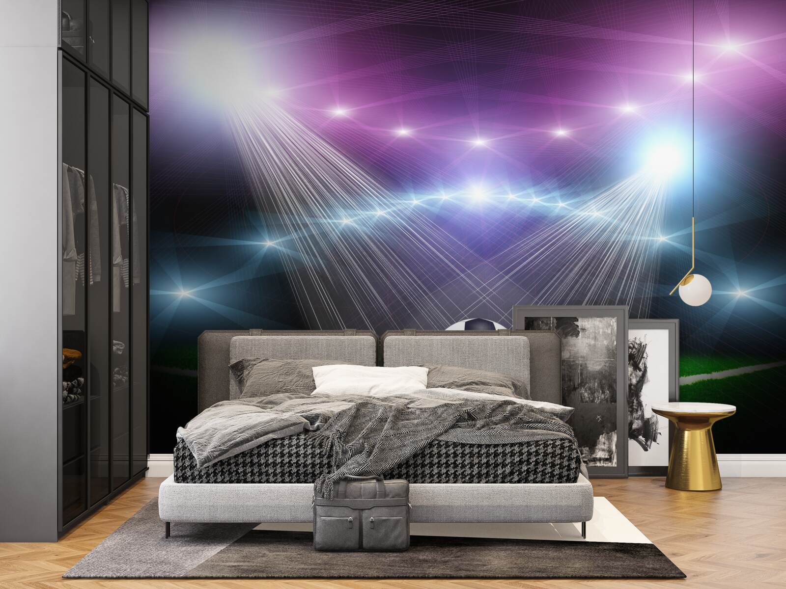 Fototapeta futbal v centre pozdnosti