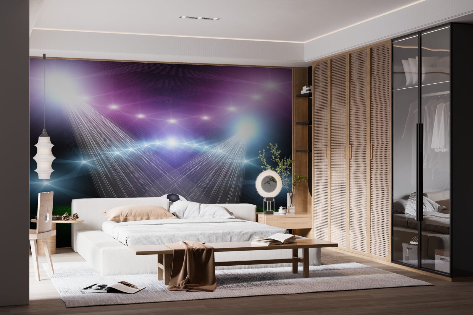 Fototapeta futbal v centre pozdnosti