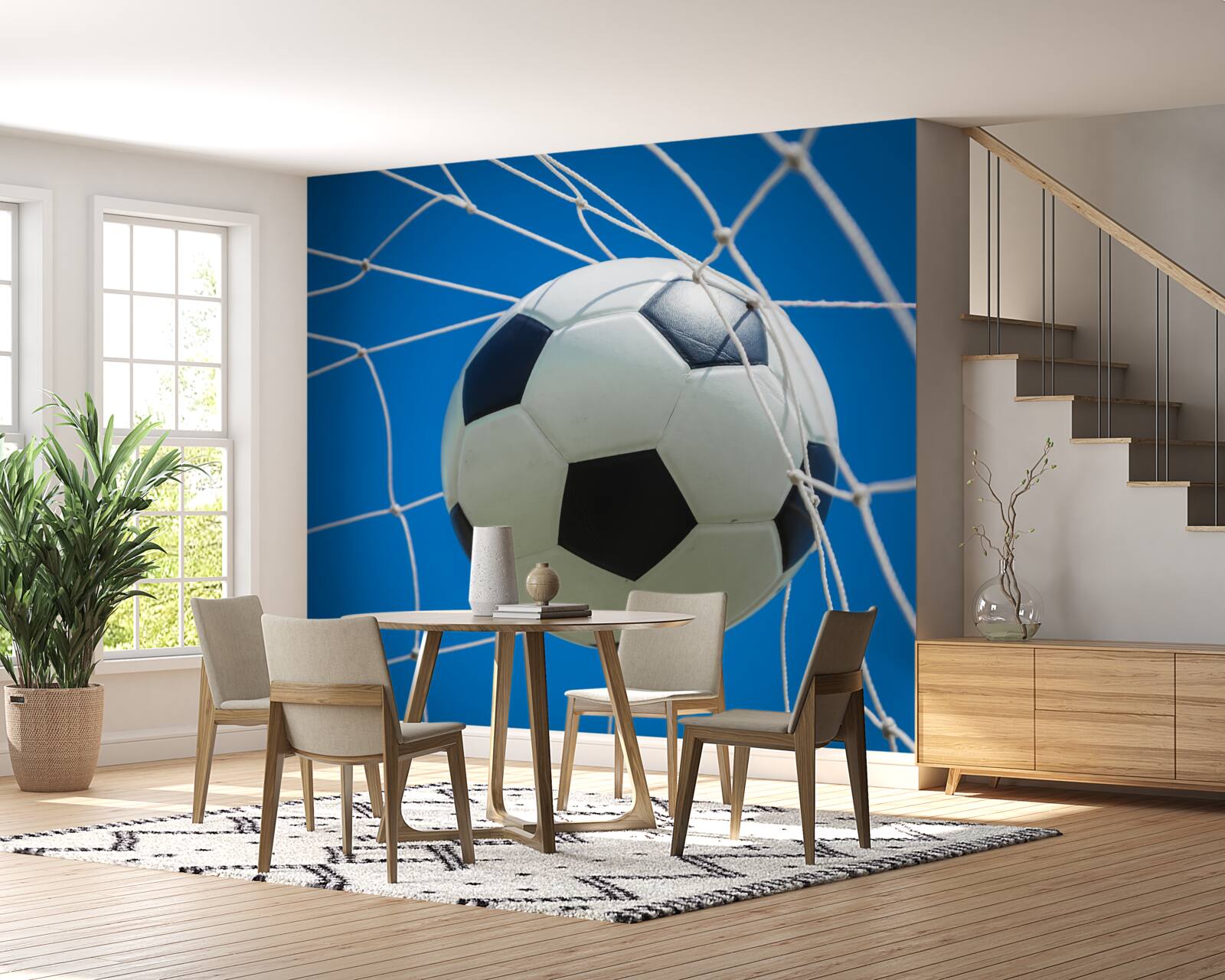 Fototapeta loptu v bránke