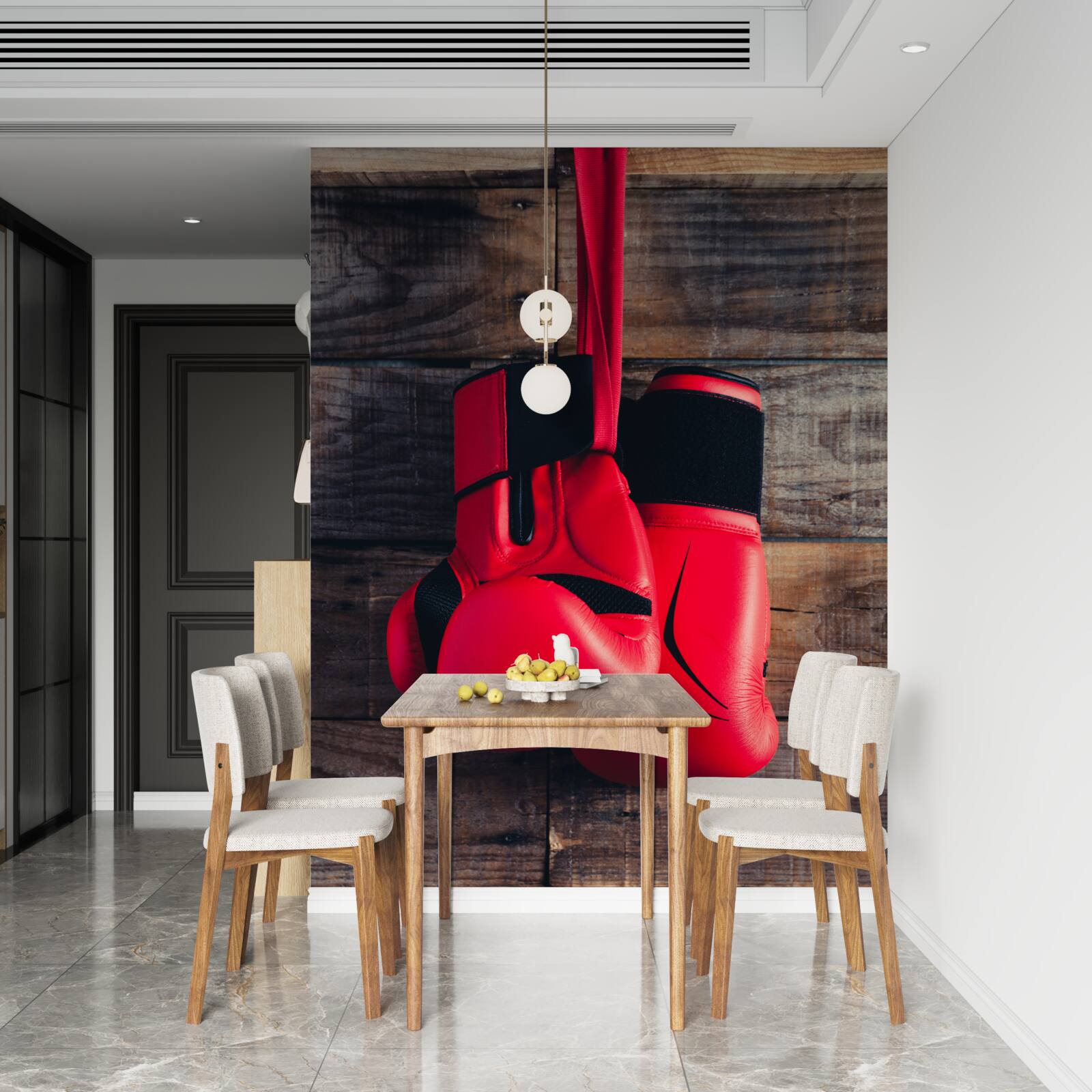 Fototapeta červené boxerské rukavice