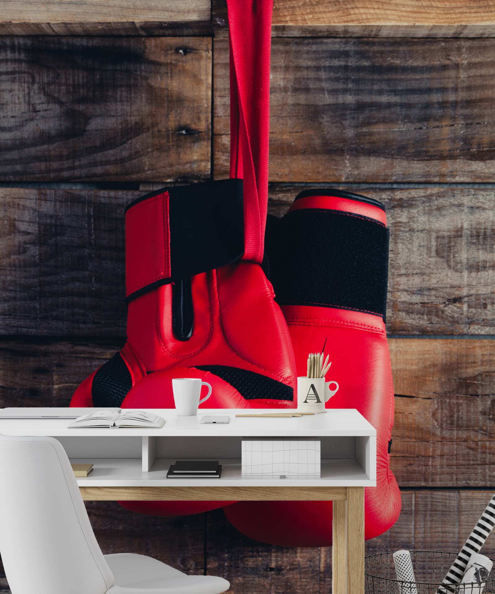 Fototapeta červené boxerské rukavice