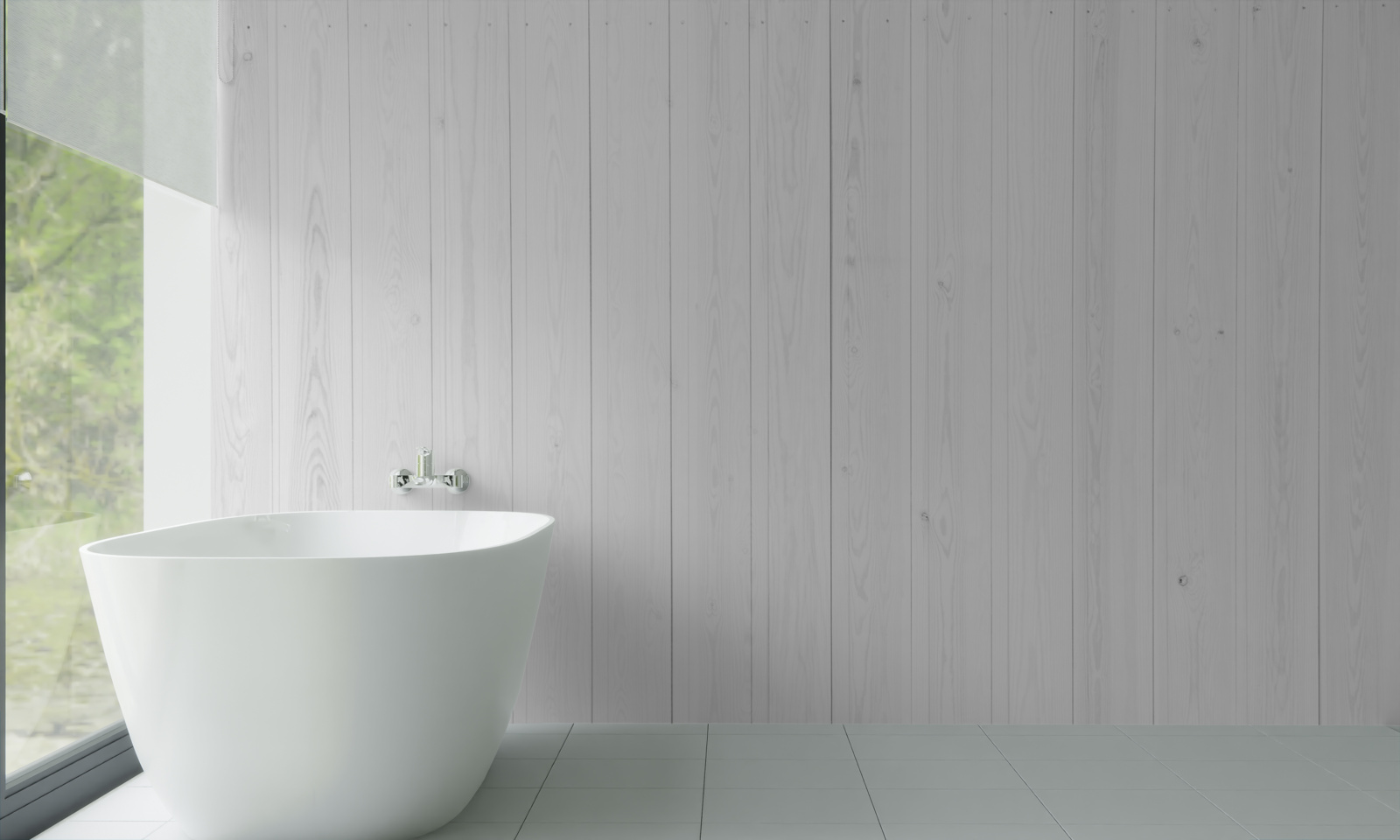 Fototapeta biele parkety položené vertikálne