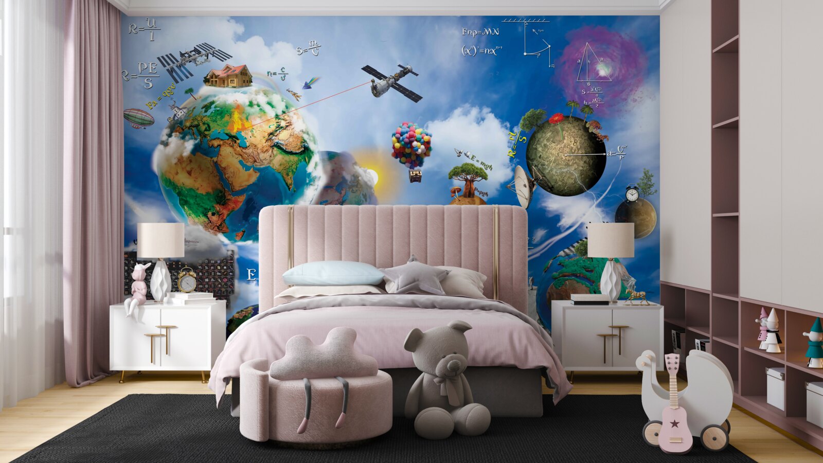 Fototapeta planéta budúcnosti a zariadení budúcich technológií