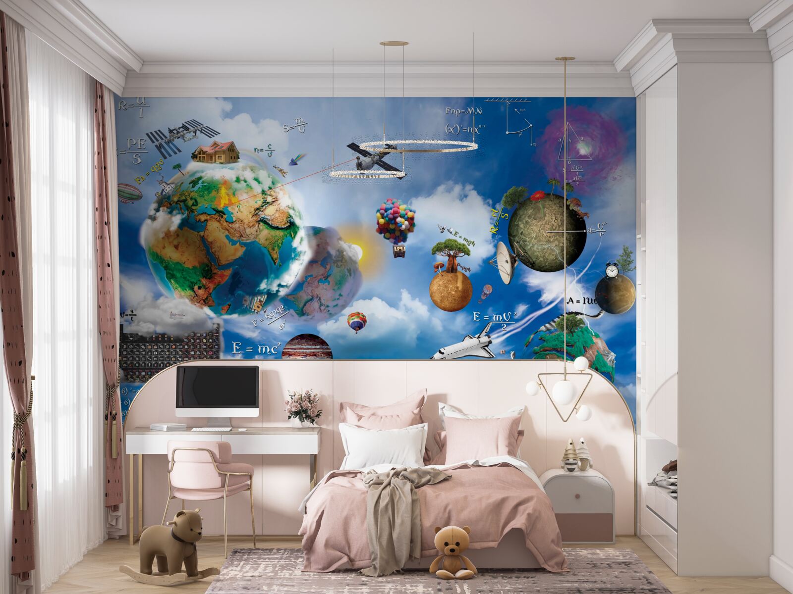 Fototapeta planéta budúcnosti a zariadení budúcich technológií