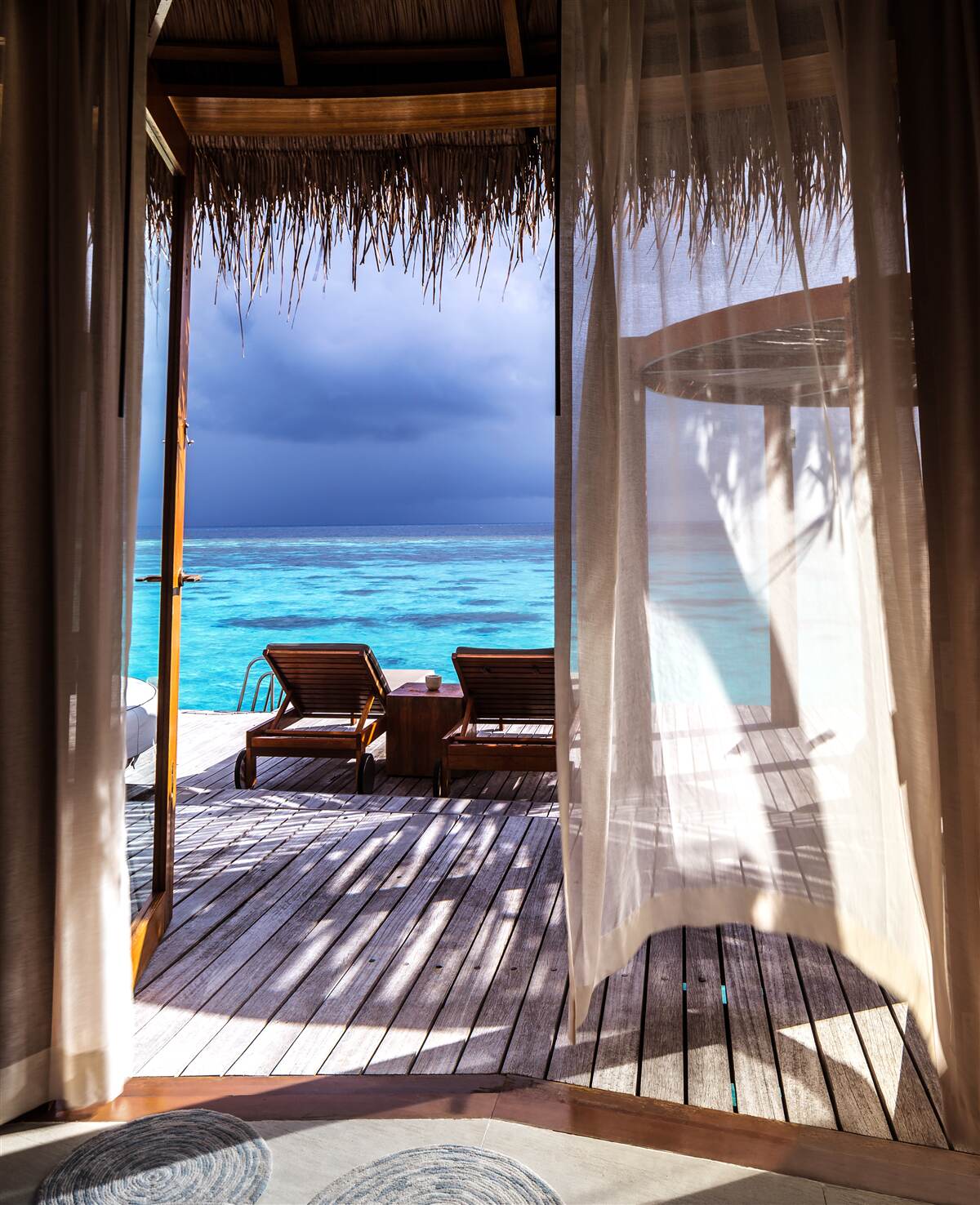 Fototapeta balkón s výhľadom na oceán