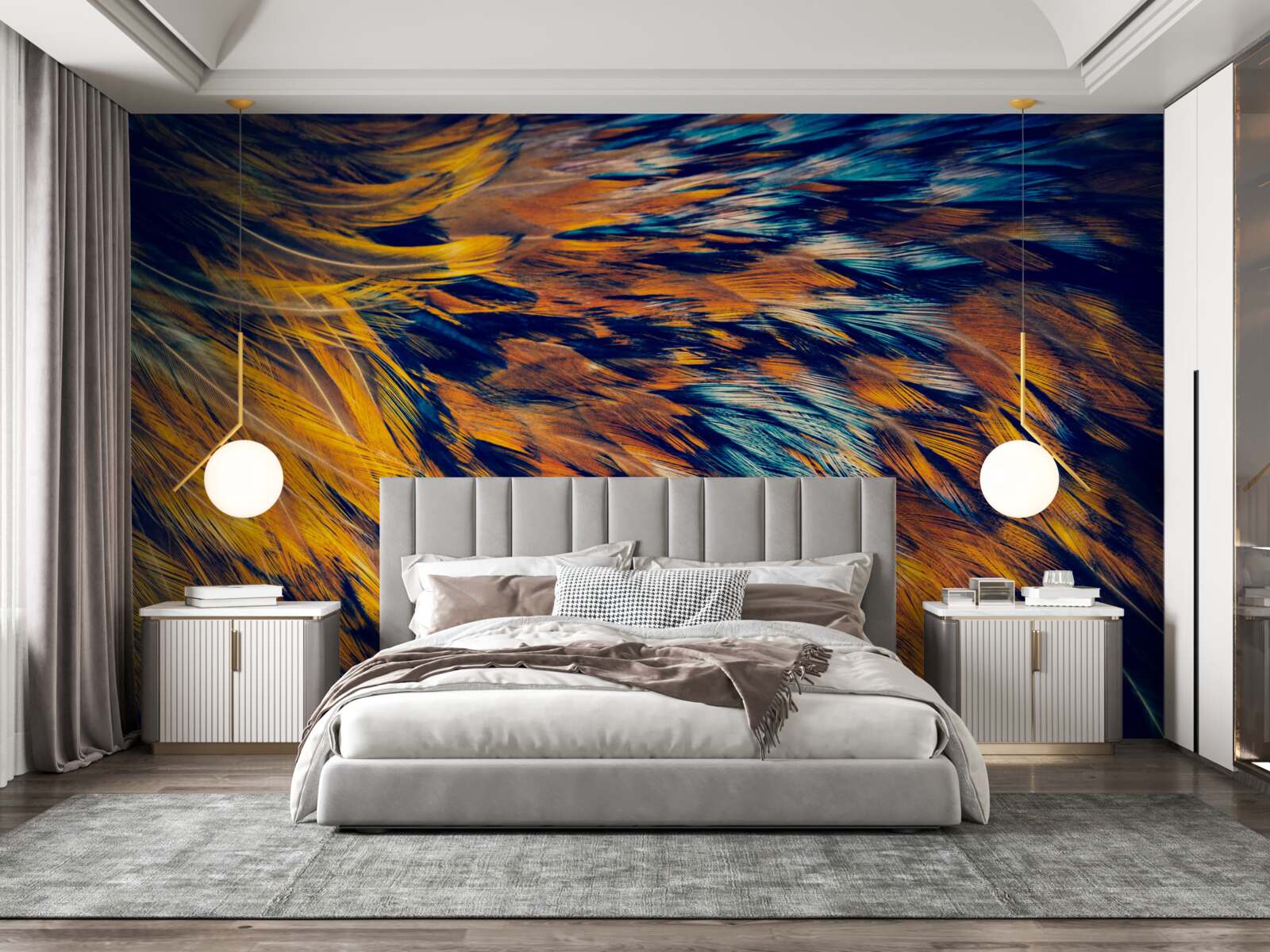 Fototapeta zlaté pšeničné steblá v lúčoch kolabujúca soľ