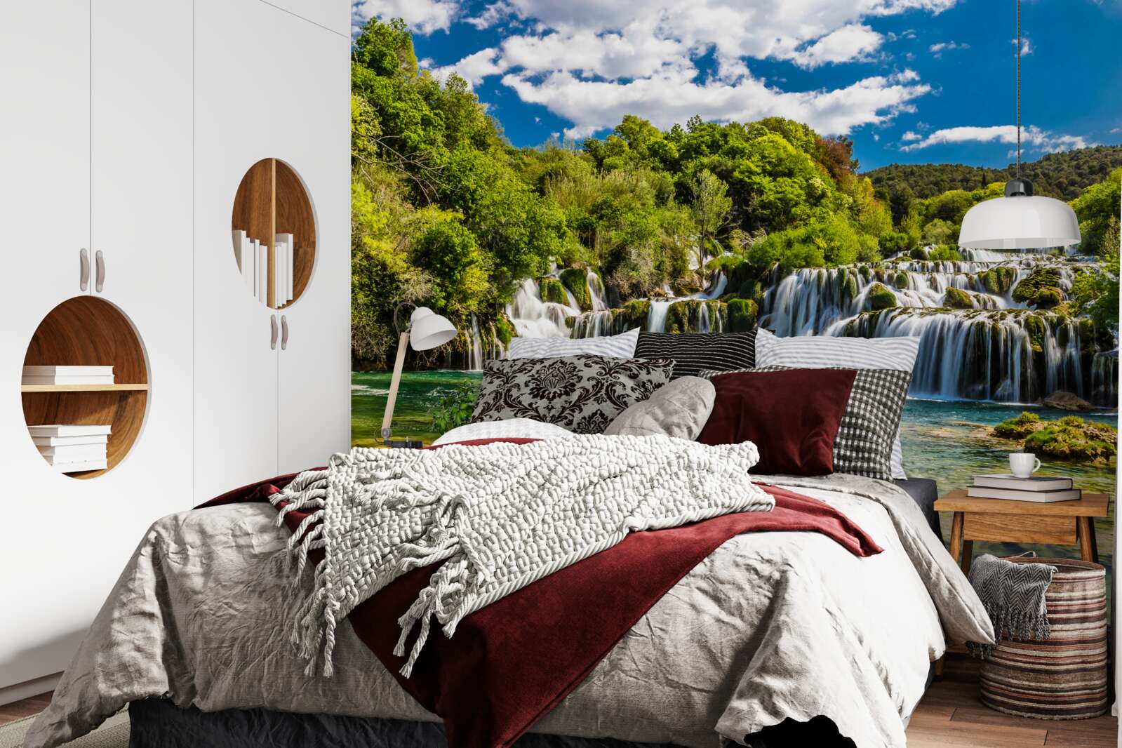 Fototapeta obrovský vodopád rútiaci sa na tropicýstrov