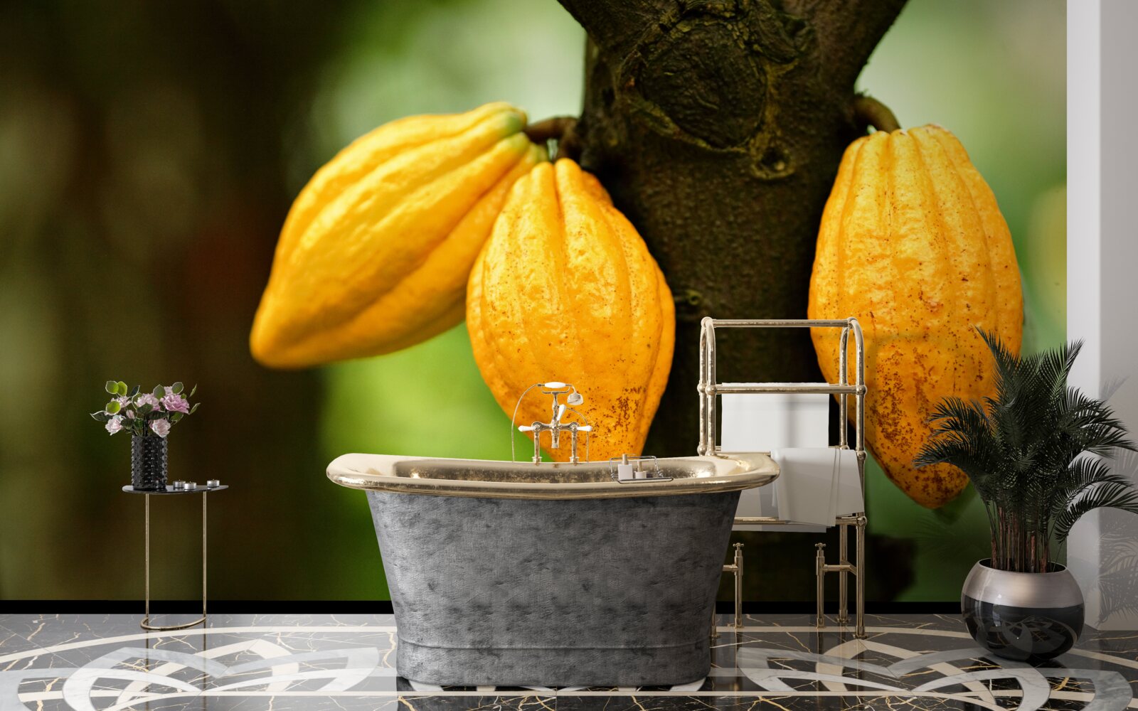 Fototapeta kávové zrná na rastline