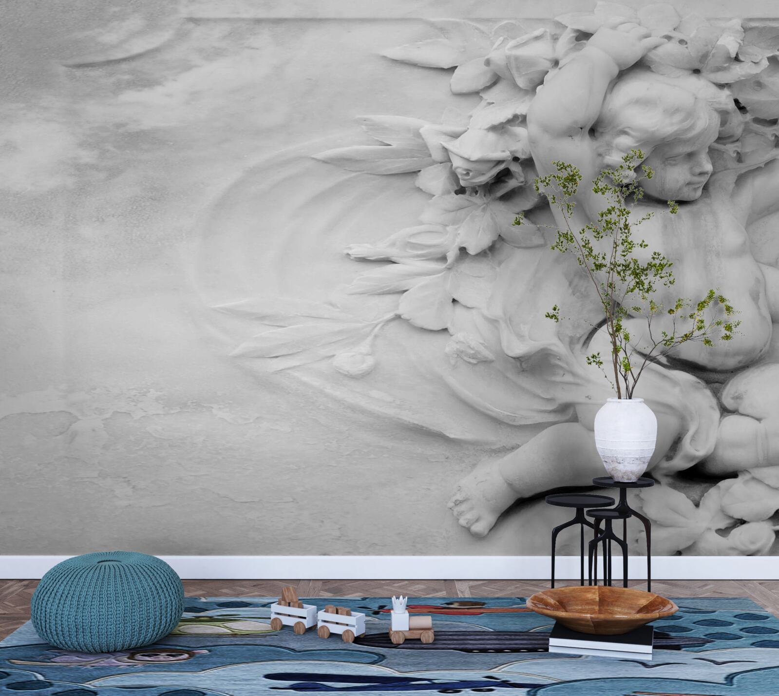 Fototapeta socha anjelských chlapcov