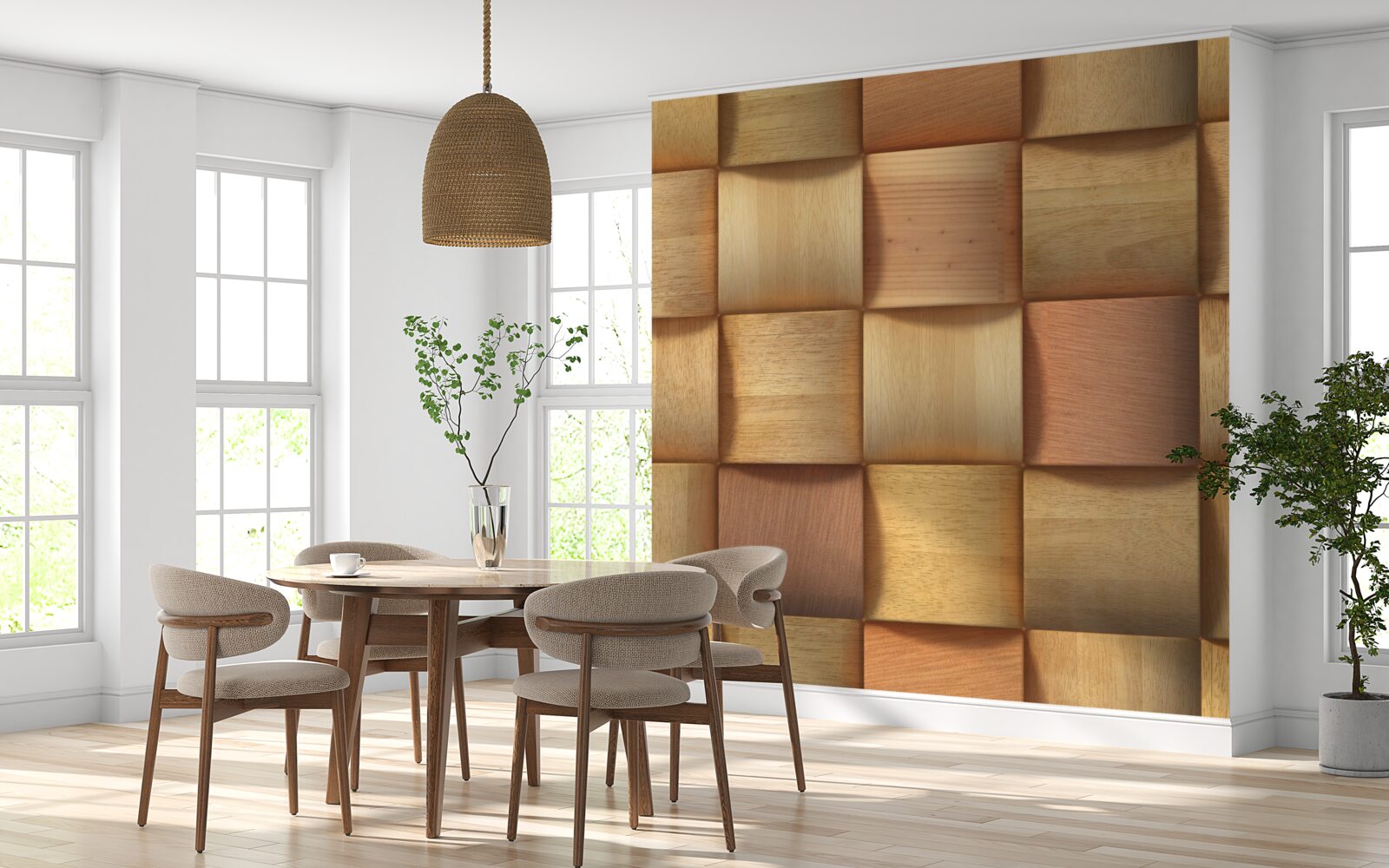 Fototapeta abstraktné drevené zátky