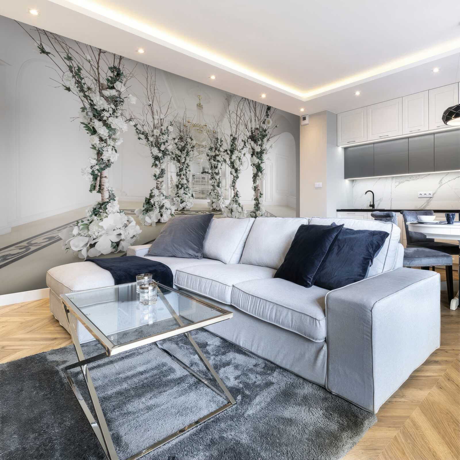 Fototapeta v mestách sú biele nohy