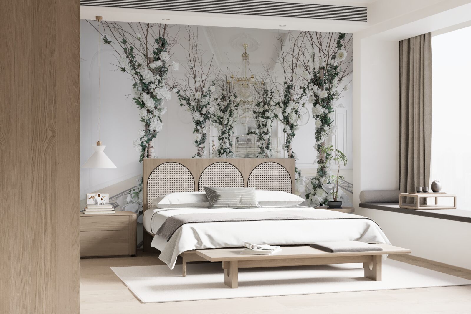 Fototapeta v mestách sú biele nohy