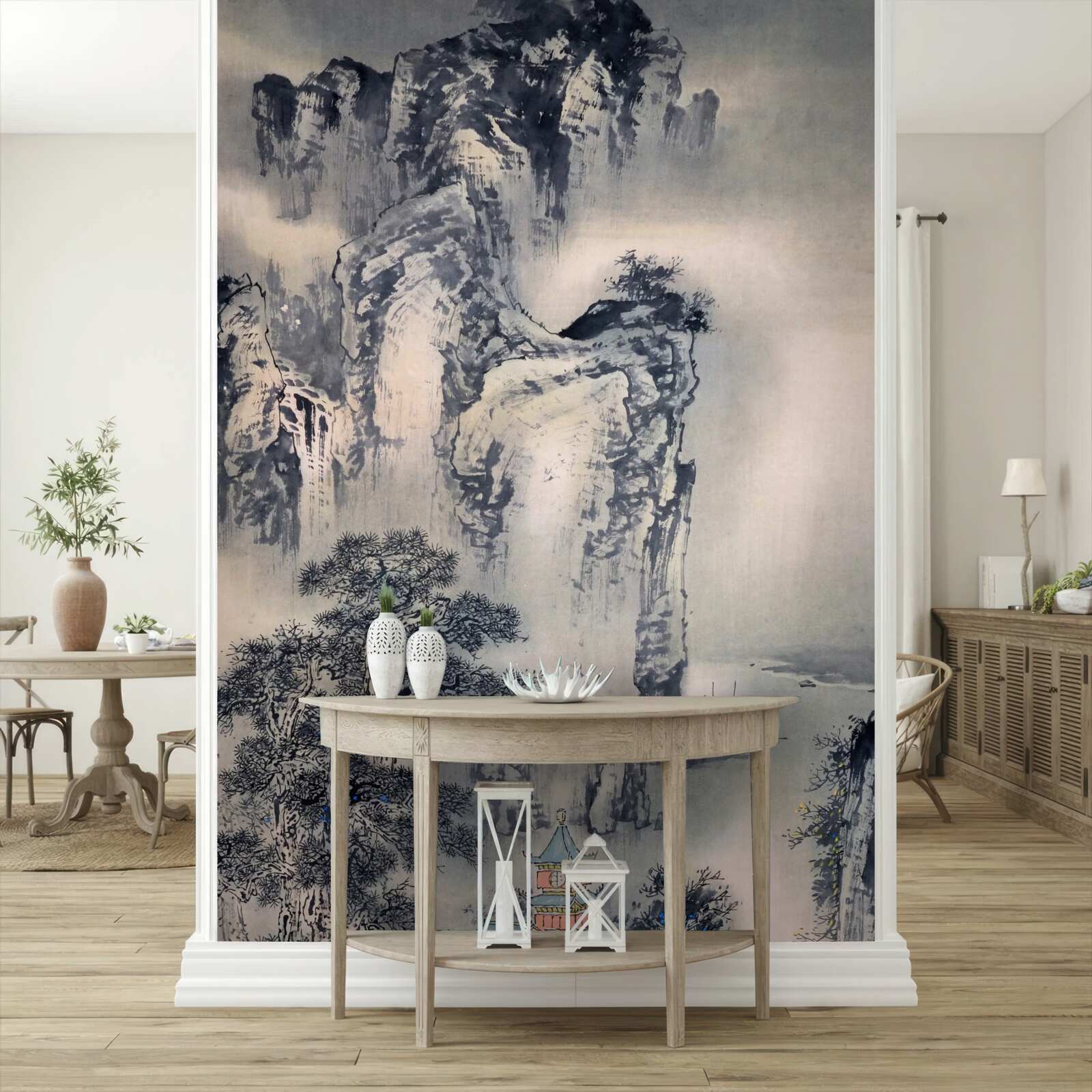 Fototapeta vysoké strmé a kopce sú abstraktné