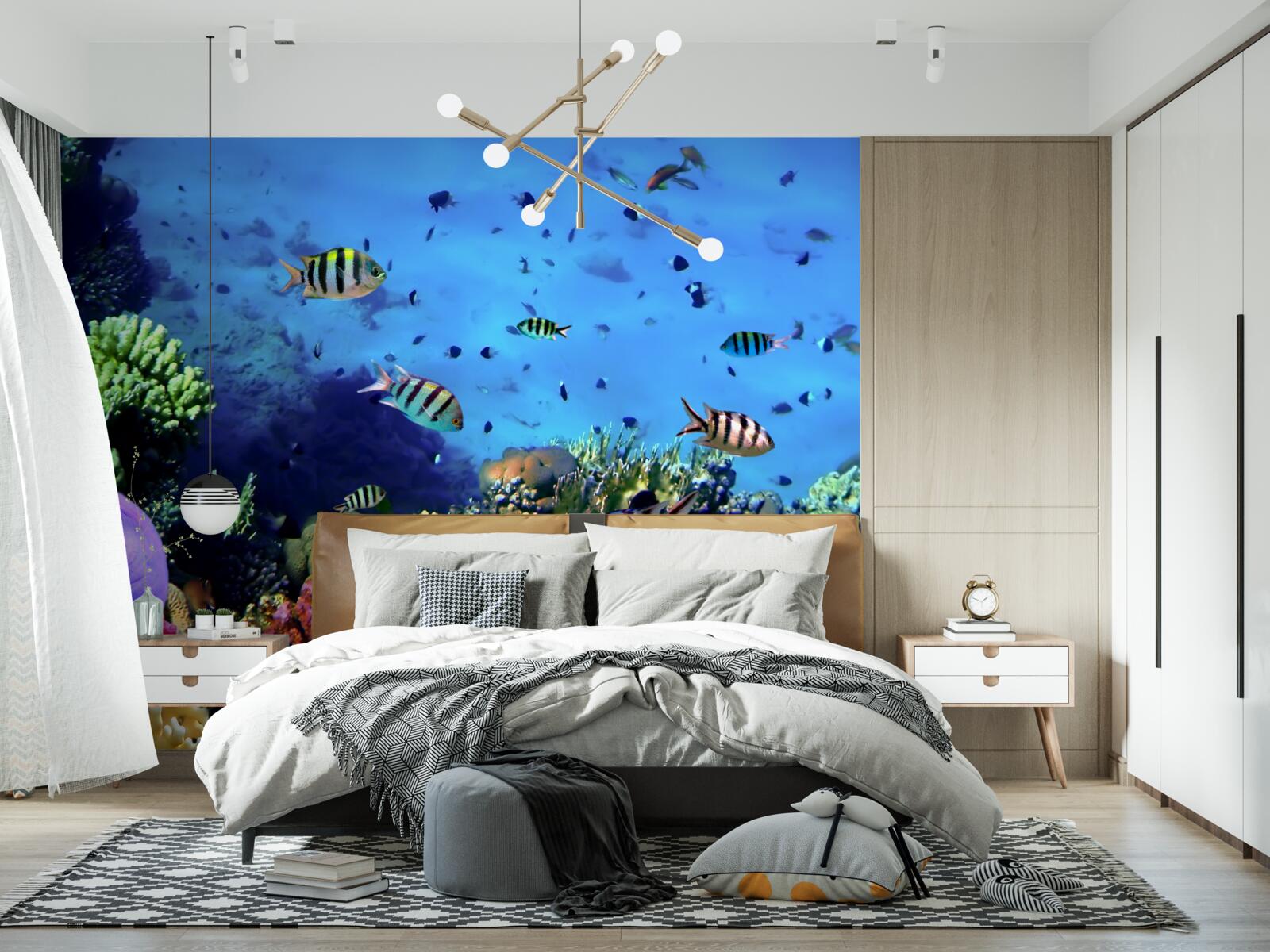 Fototapeta pruhované ryby v oceáne hlbins