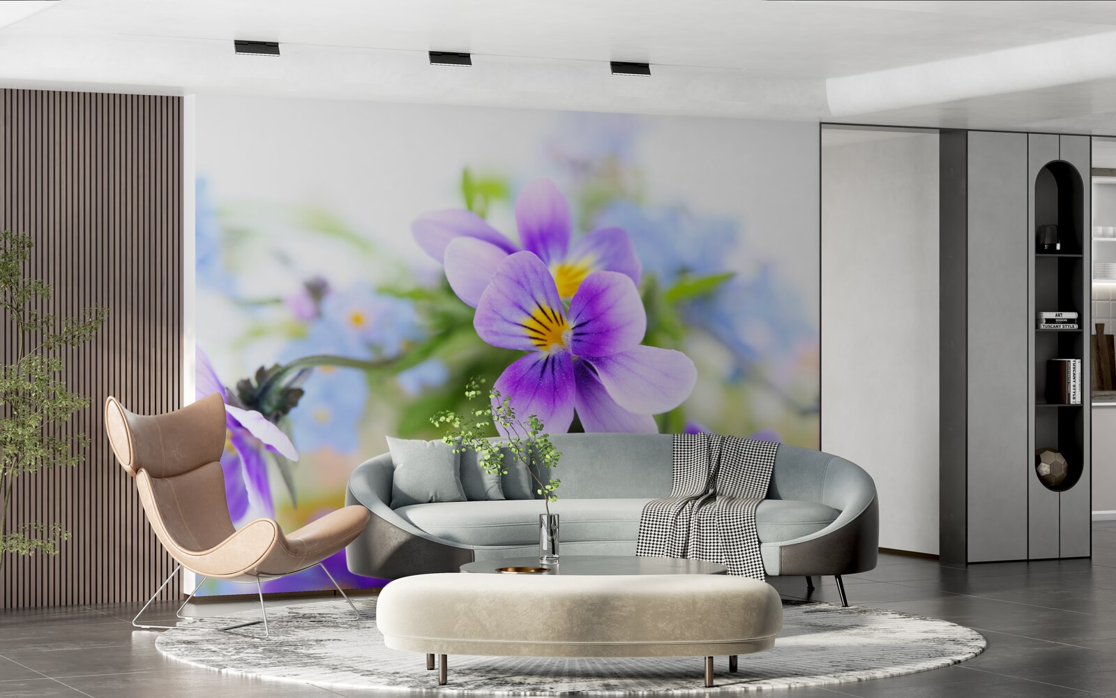 Fototapeta na spodok svetlej farby svetlomodré šaty