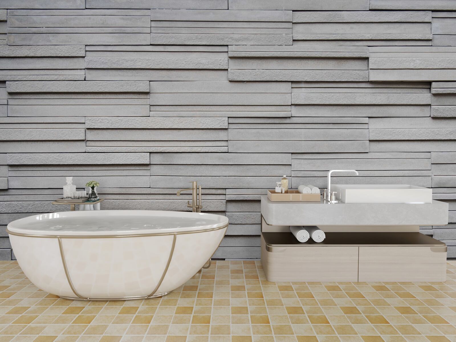 Fototapeta biely kameň pre ždice