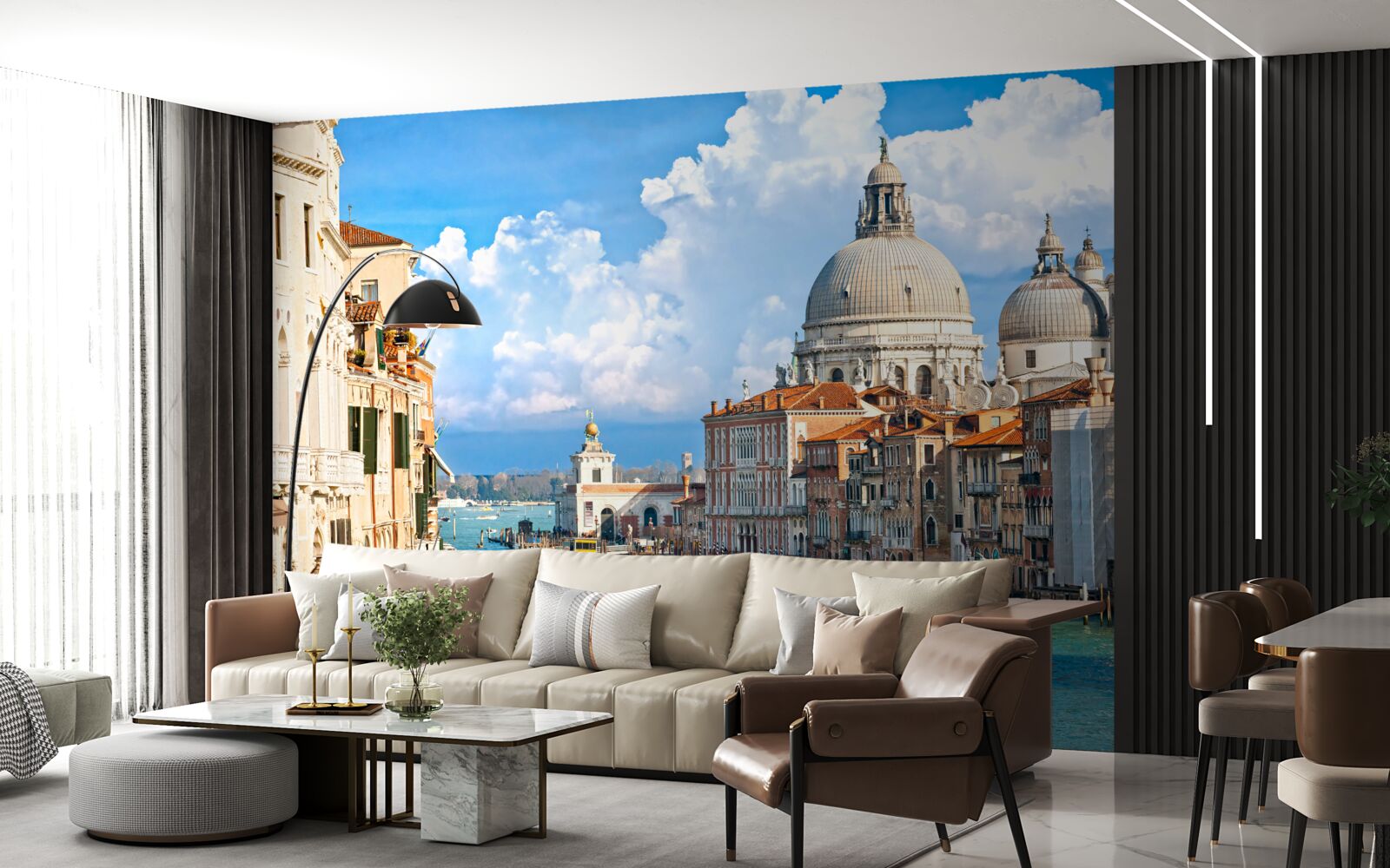 Fototapeta panoramatický výhľad na Benátky