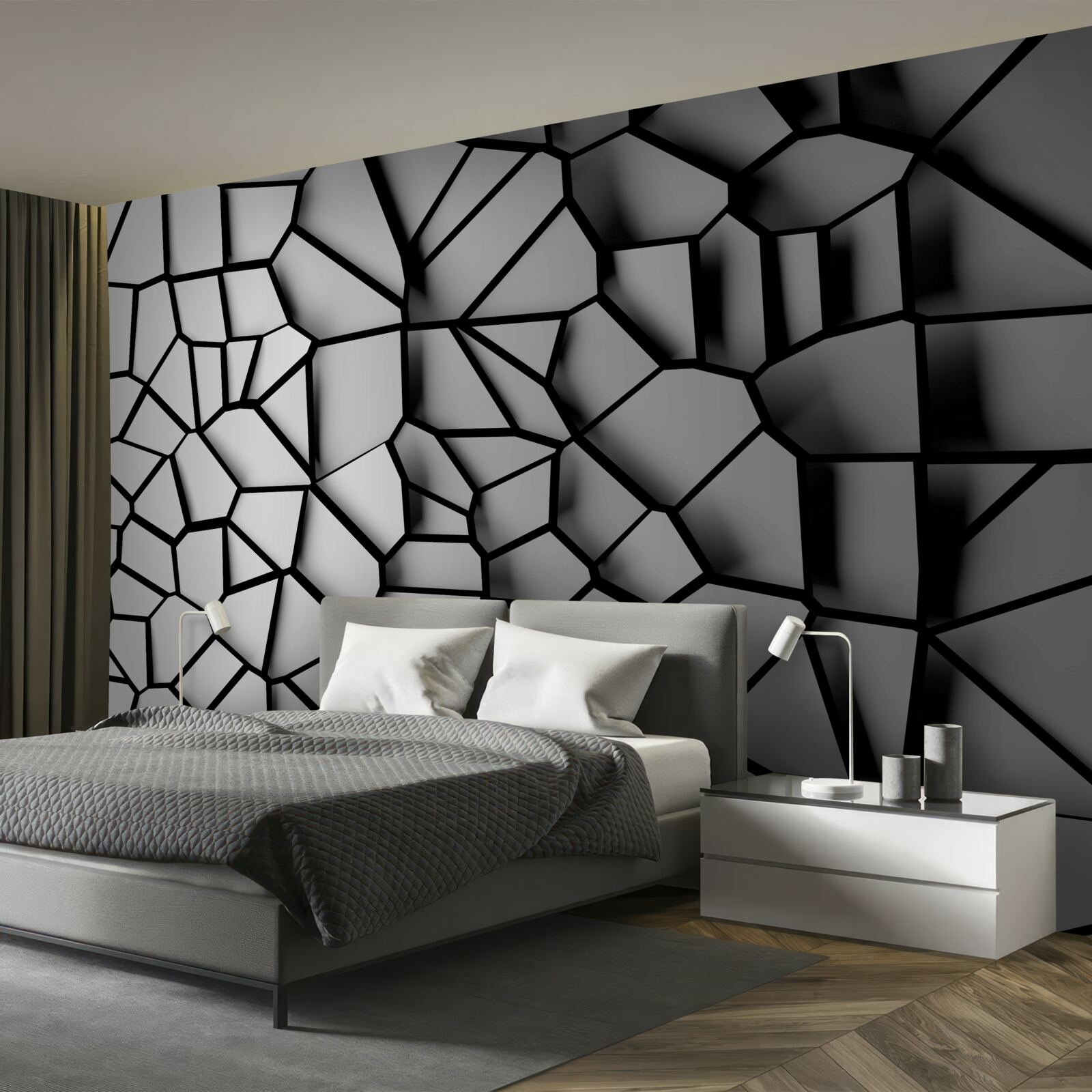 Fototapeta zlé sklo