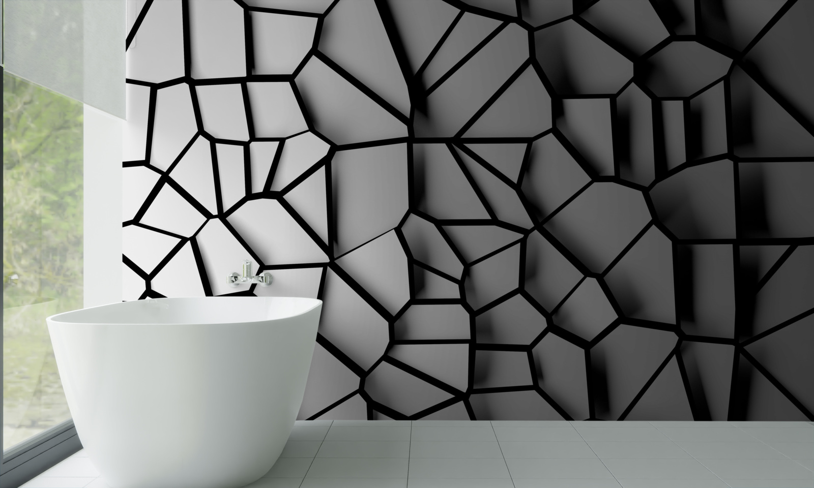 Fototapeta zlé sklo