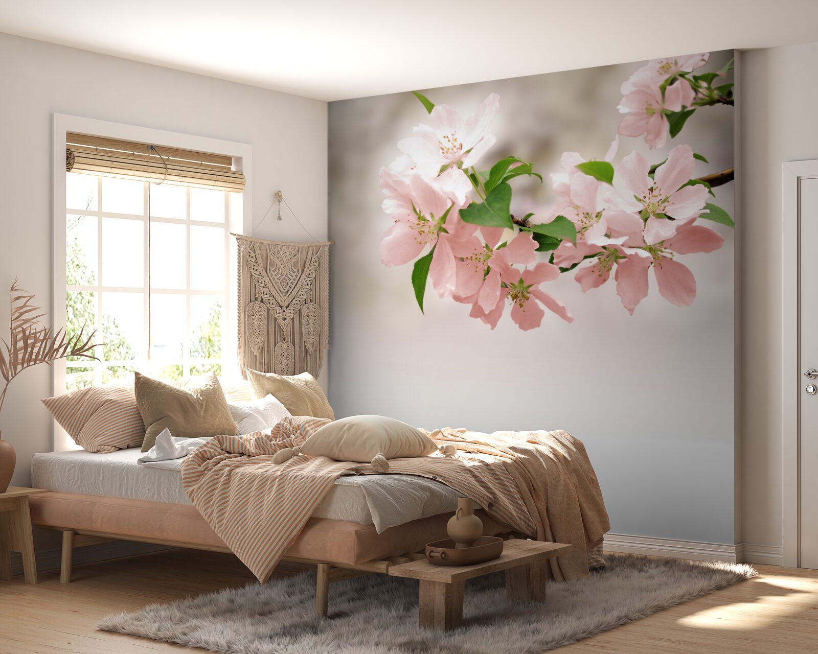 Fototapeta Ružové kvety sakura