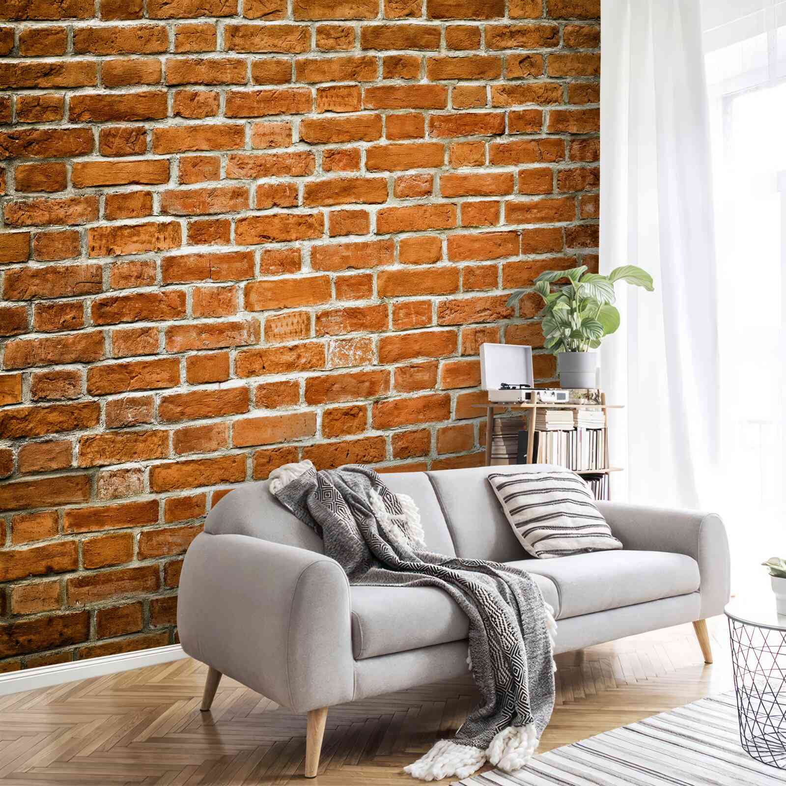 Fototapeta stará tehlová stena